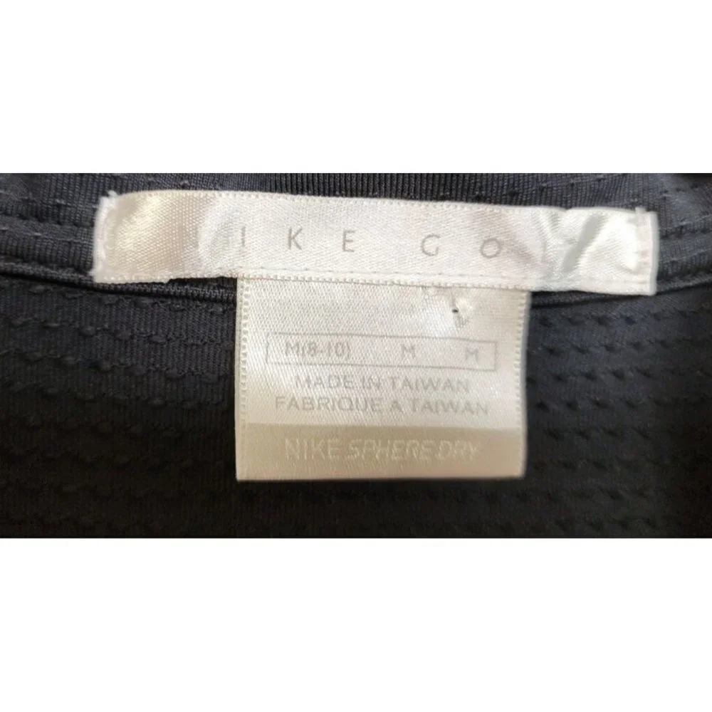 Women’s Nike Golf Black And White Nike Sphere Dry Size Medium